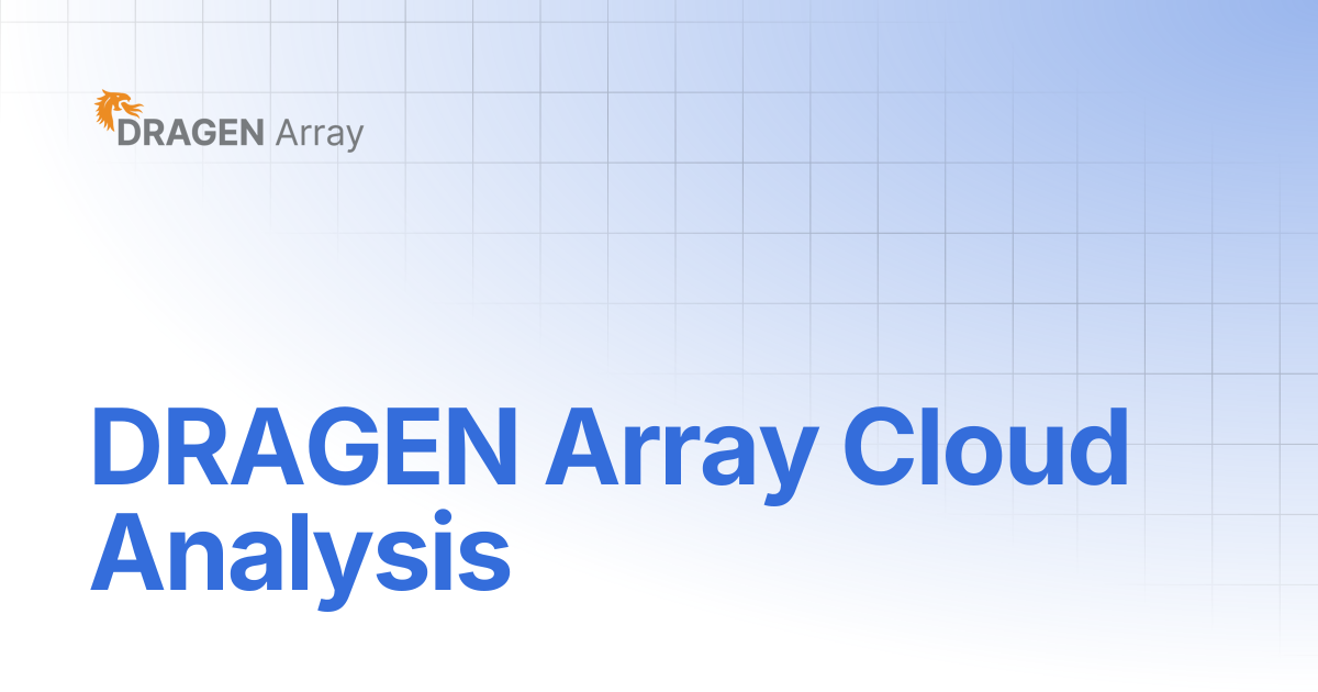 DRAGEN Array Cloud Analysis | DRAGEN Array v1.0 | DRAGEN Array