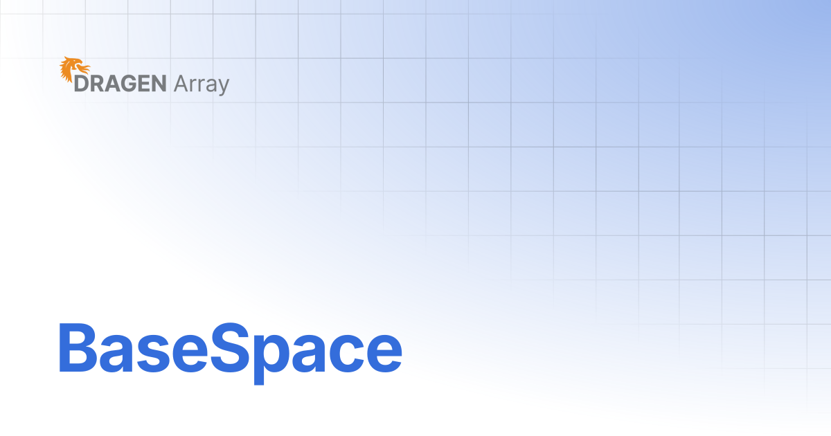 BaseSpace | DRAGEN Array